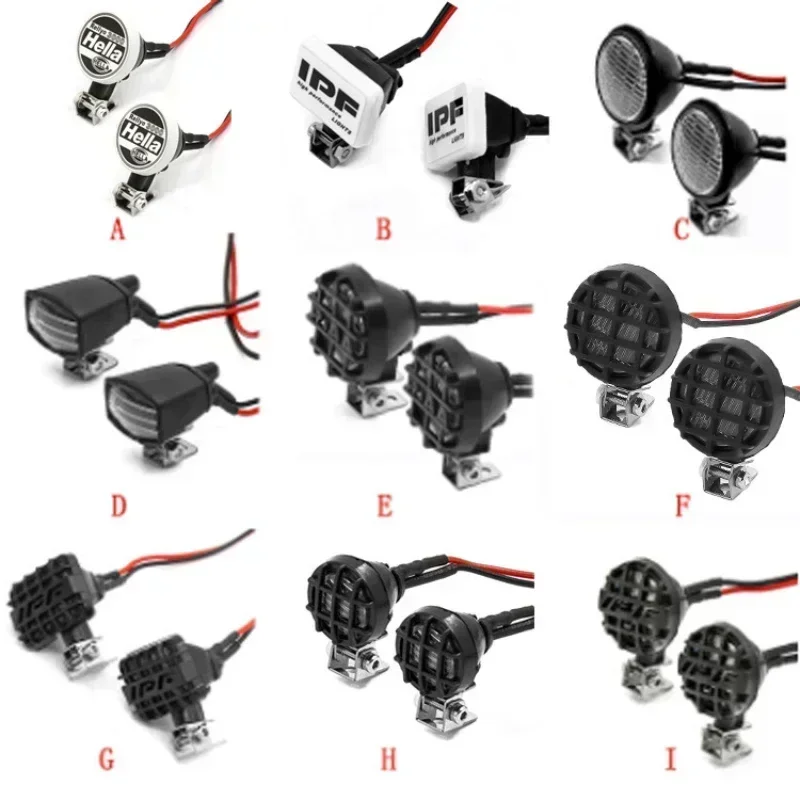 Reflektor dachowy w stylu retro 18-20mm / reflektor do jazdy terenowej / reflektor przedni na zderzak do symulacji samochodów RC 1/10 Trx4 Trx6