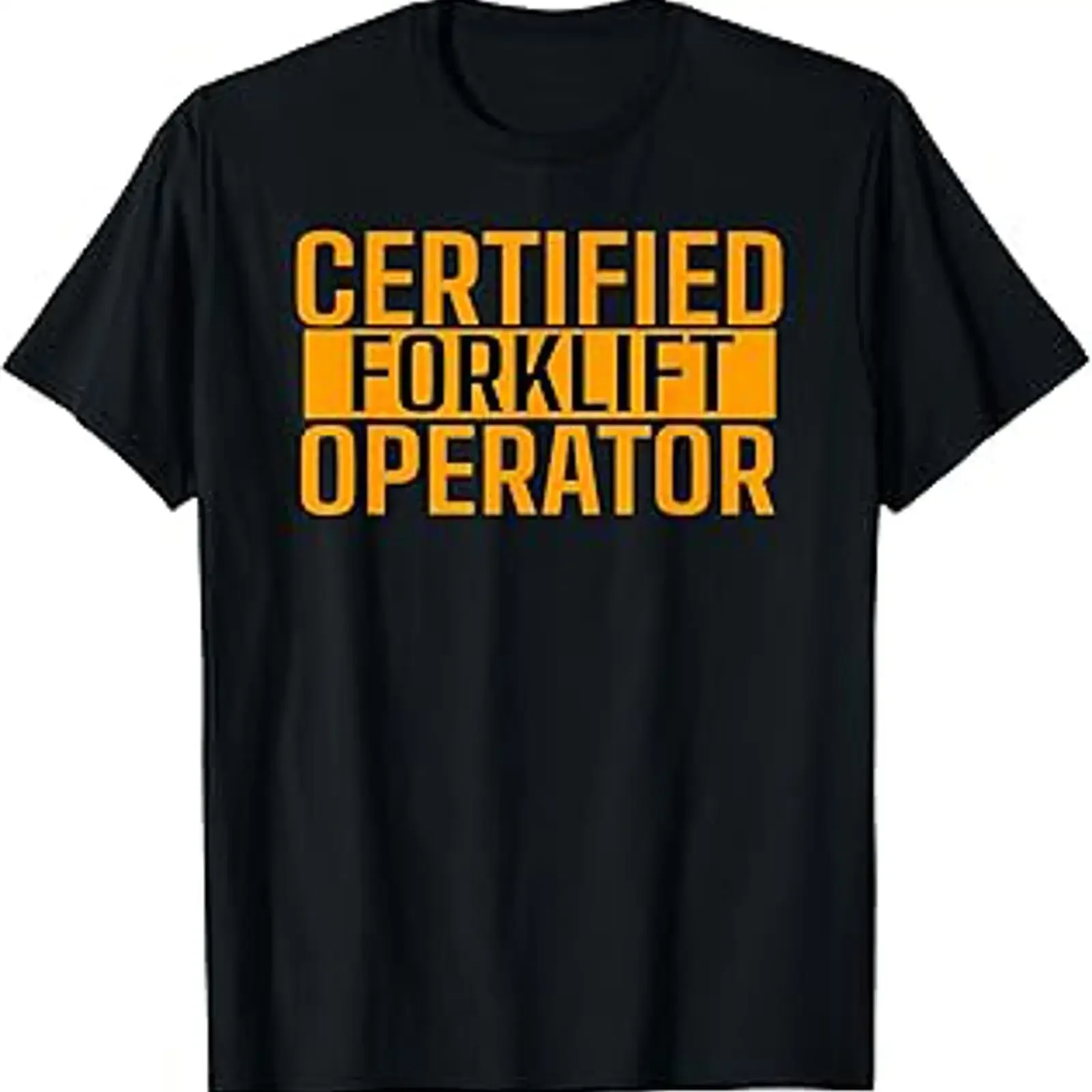 Certified Forklift Operator Driver Forklifting Mens T Shirt vintage Washed Breathable designer clothes Stylish Slightly