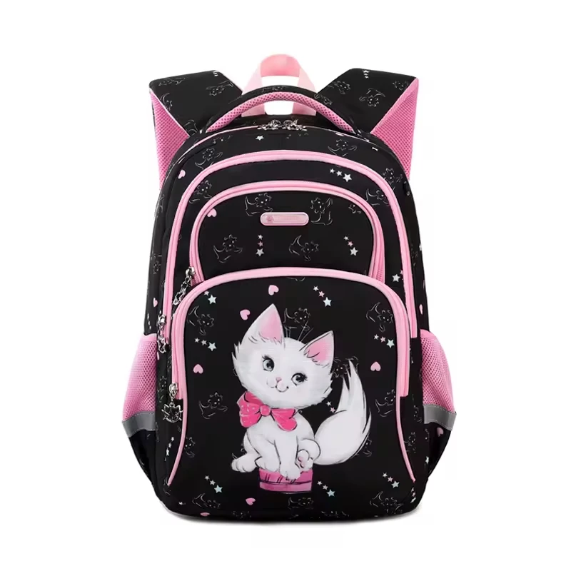 

Cusangel High Quality Primary Students School Bag For Boys 7 To 10 Years Black Cat Cartoon Bag Children Mochilas Kids Backpacks