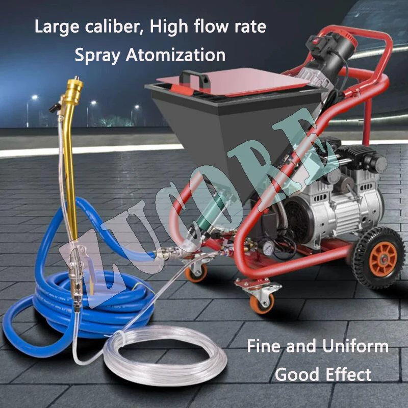 Máquina de pulverización sin aire eléctrica de alta presión, 5000W, 20L, masilla multifuncional/pasta de cemento/pulverizador de pintura con revestimiento impermeable