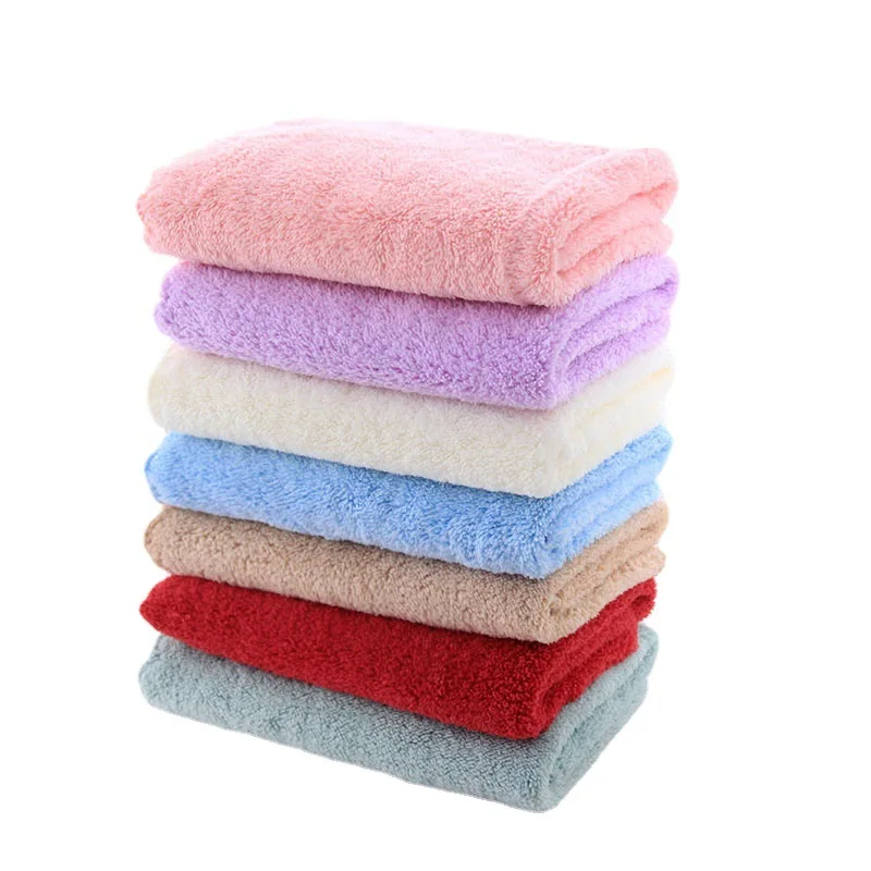 Coral velvet handkerchief soft and absorbent lace kitchen cleaning cloth wipe handkerchief Soft and Thick Towel 30x30cm