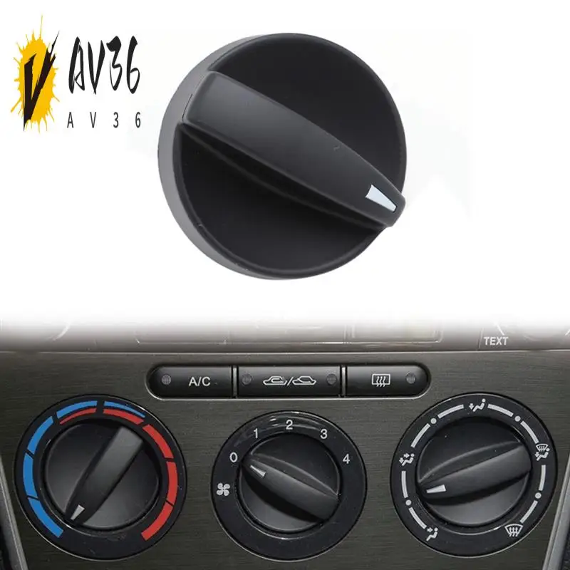 

AV36-3Pcs Car A/C Heater Climate Control Switch Knobs A/C Knob For 2006-2008 Mazda 6 GV2W-61-195 GV3A-61-195