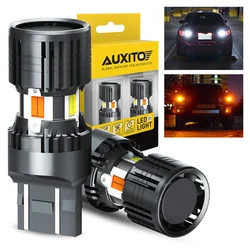 AUXITO 2Pcs T20 7443 W21/5W LED Canbus Reverse Lights 7440 W21W WY21W Bulb For Toyota Corolla Camry BMW Tail Turn Signal Lights