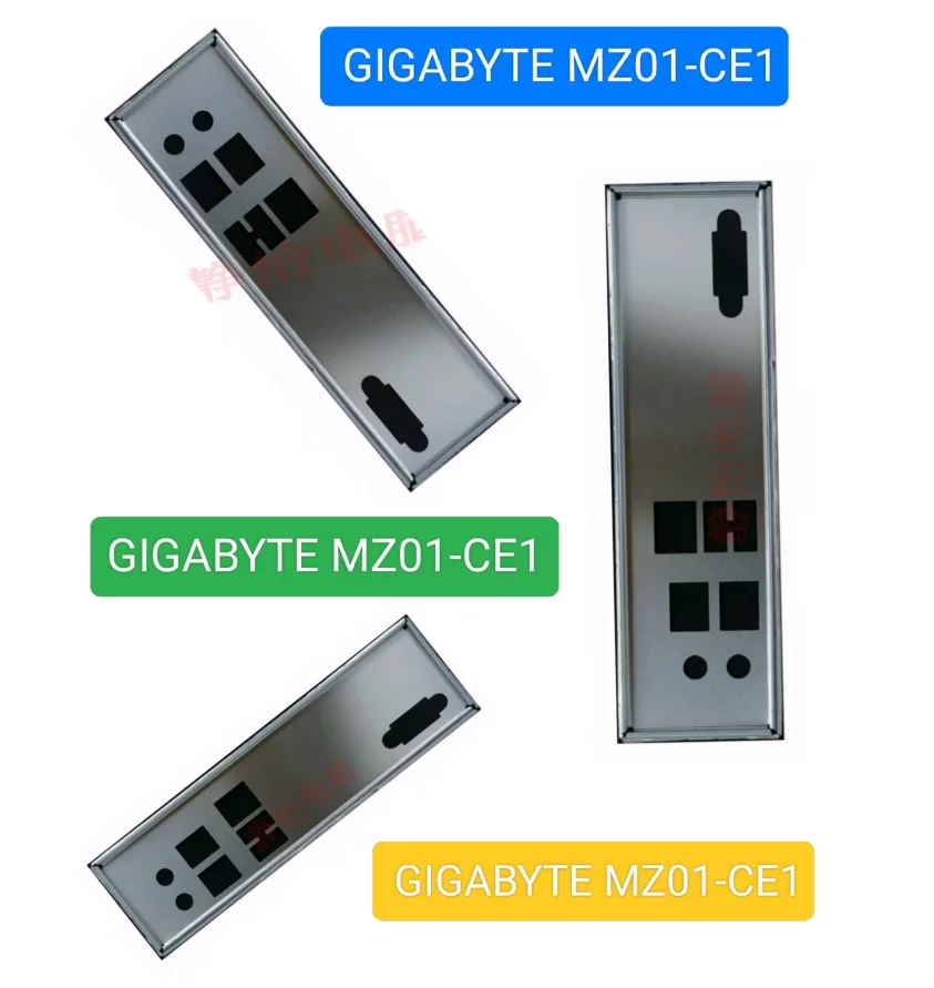 IO I/O Shield Back Plate BackPlate BackPlates Stainless Steel Blende Bracket For GIGABYTE MZ01-CE1