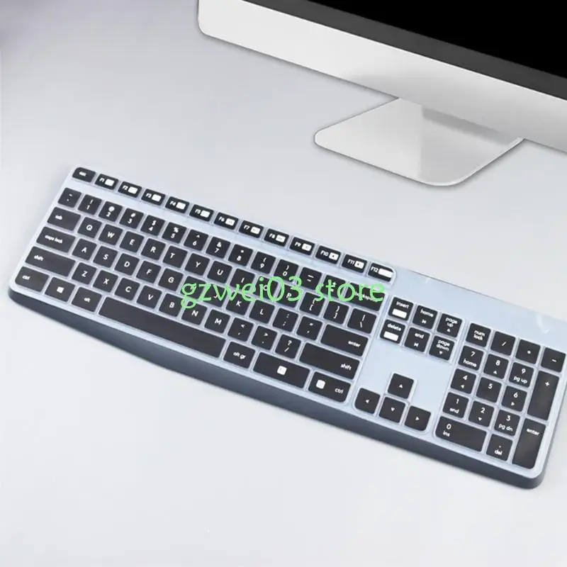 

Y8AC Silicone Desktop Keyboards Cover Skin for K235 K375 MK235 MK315 Keyboards Protectors