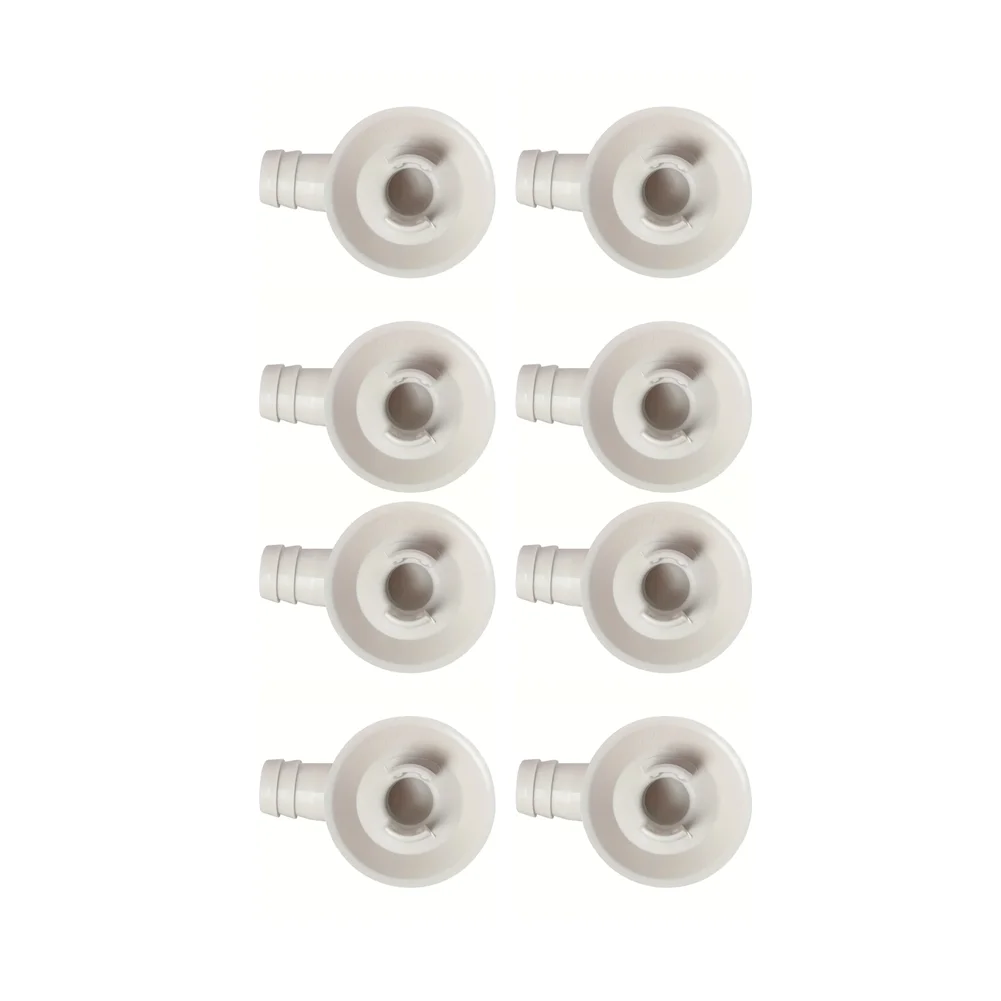 For Window AC Drain Hose Connector Set 2 4 or 8 Pieces Plastic Condensate Hose Adapter 43mm 19mm 15mm Diameter