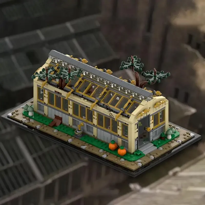 

New 1305Pcs Hot Famous Magic Movie Moc Greenhouse Expansion Model 76445 Custom Puzzle Diy Creative Ideas Kids Toys Birthday Gift