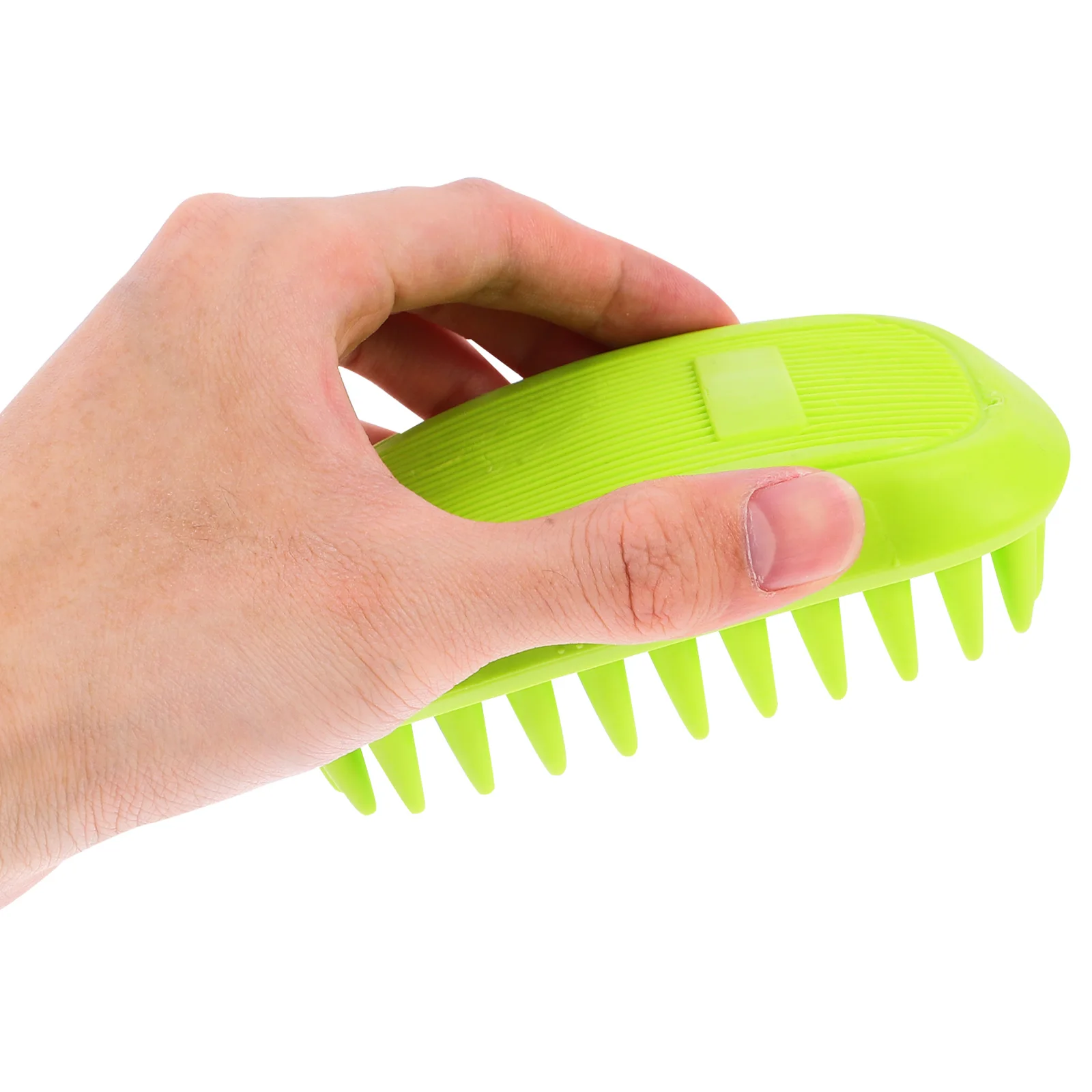 

Pet Silicone Shampoo Brush Soft Bristles Massage Bath Tool For Dogs Cats Hair Removal Non-Slip Handle Grooming Equipment