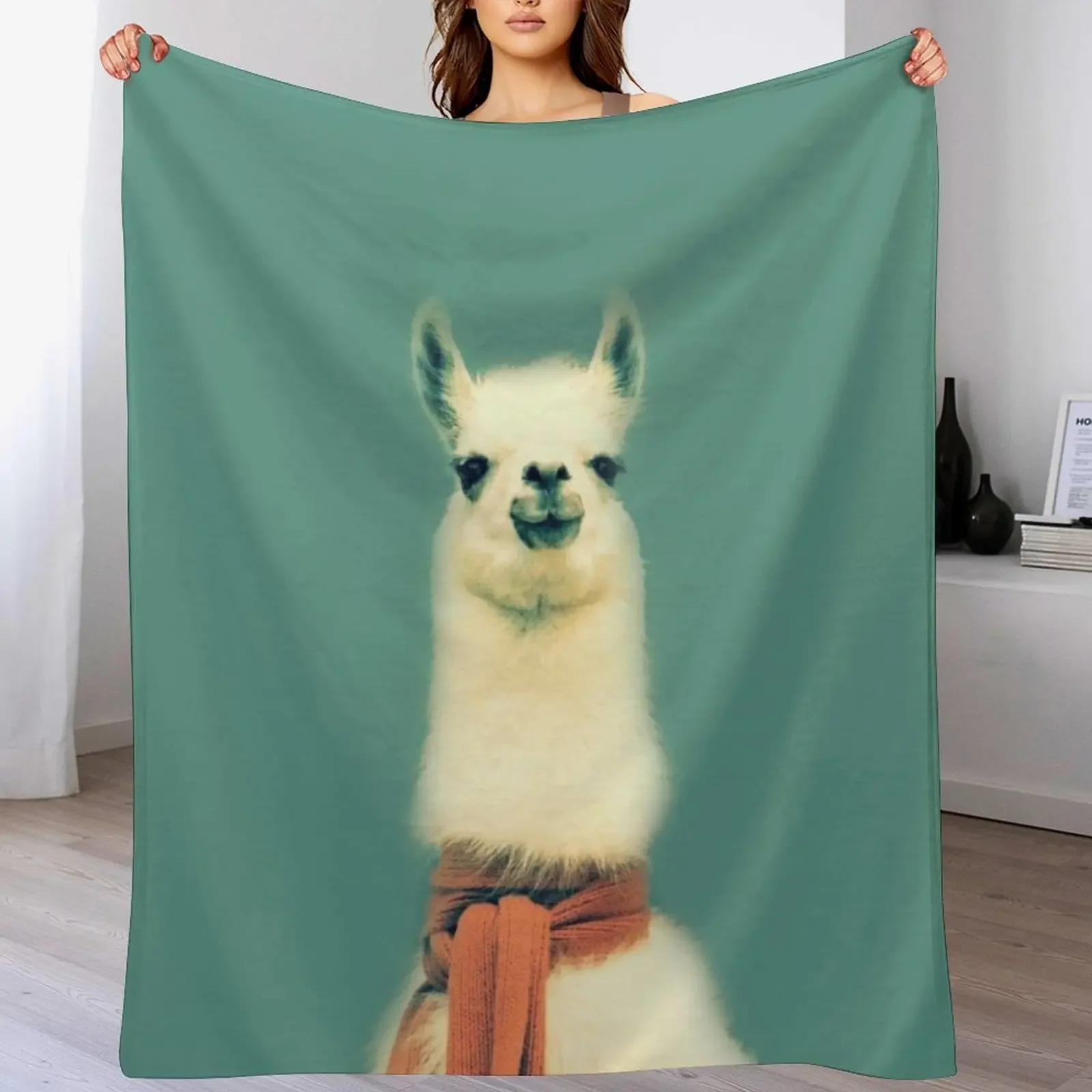 

Llama Throw Blanket All Weather Soft Throw Blanket for Sofa