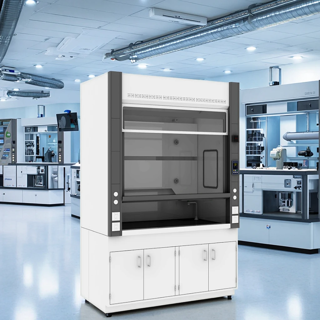 

Factory Direct Sales Customized Modern Design Uken Hospital Fume Hoods All-steel Chemical Laboratory Equipment Acid Alkali