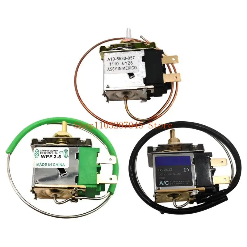 

37cd Professional Mechanical Air Conditioning Temperature Regulator 10-30℃ Suitable For 12V 24V Truck Automotive Systems