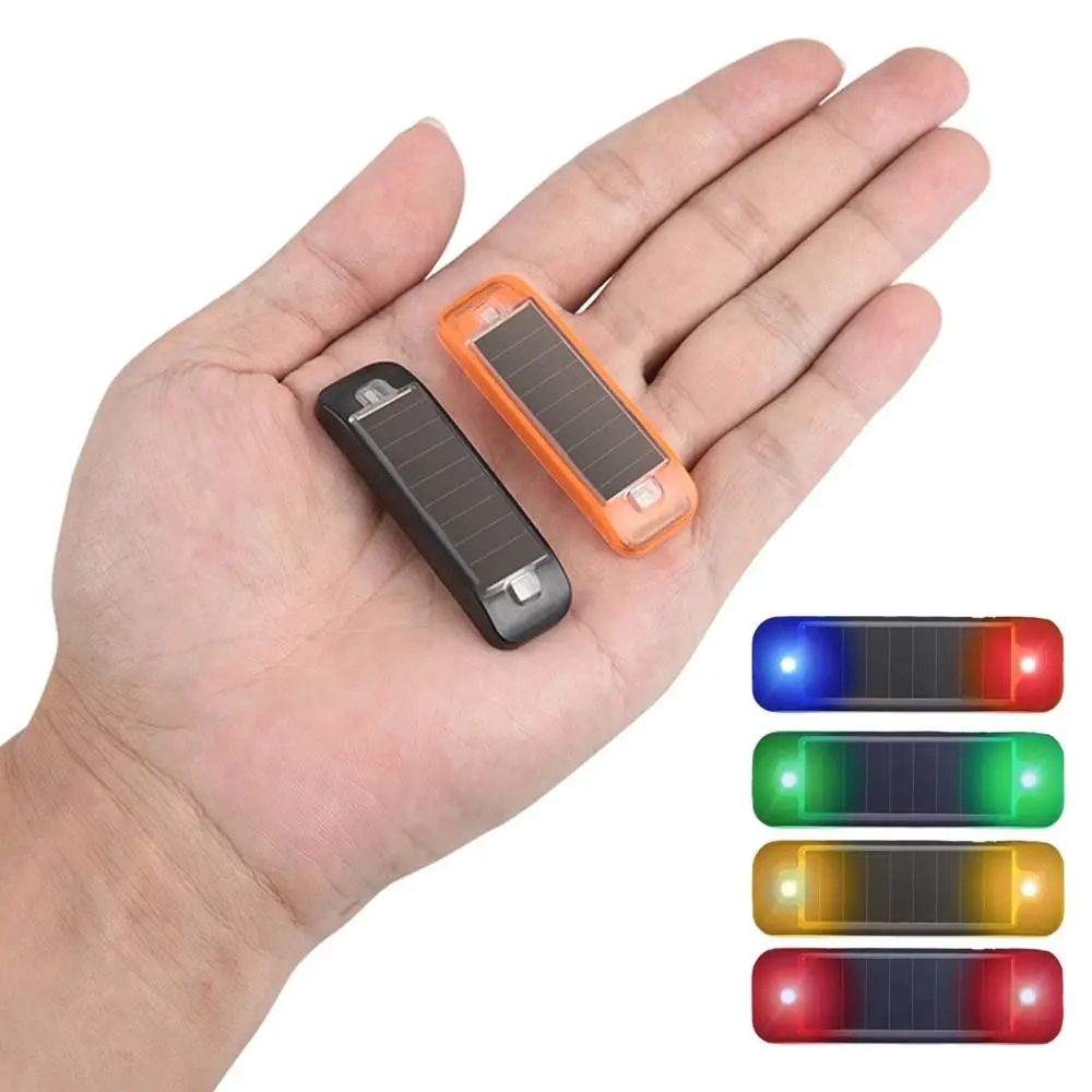 

Мини-светодиодный мигающий велосипедный фонарь на солнечной энергии, 12 В, автомобильный сигнальный светильник, без проводов, ультра-яркий манекен, сигнальная лампа, строительный знак