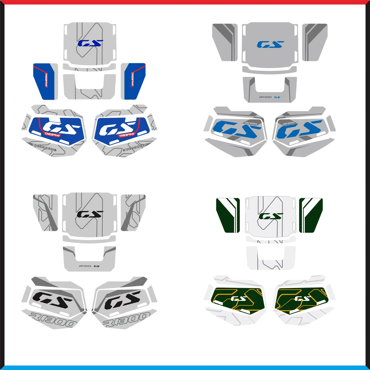 

R1300GS Accessories Motorcycle Suitcase Stickers Protective Decal For R 1300 GS GS 1300 2024 2023