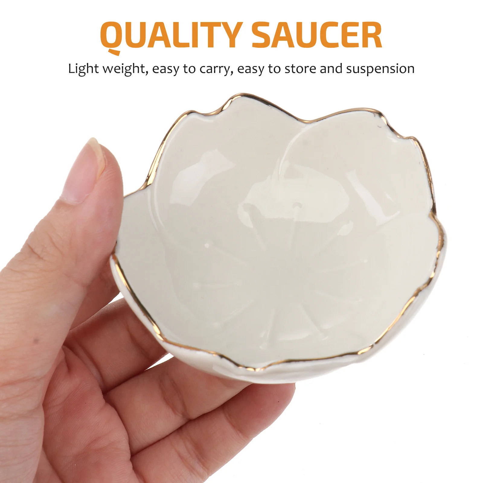 

Ceramic Dipping Sauce Bowls 2PCS Pattern Porcelain Dish Plate for Condiment Vinegar Kitchen BBQ Tableware Serving