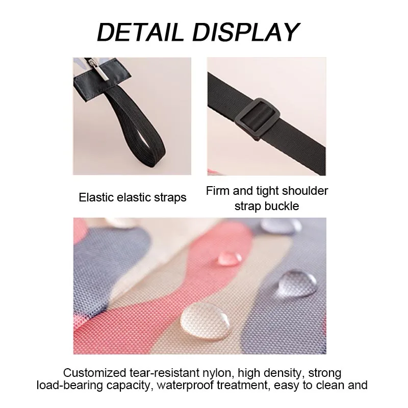 새로운 접이식 쇼핑백 재사용 가능한 접이식 가방 쇼핑용 천 가방 접이식 구매자 ZDGWD01