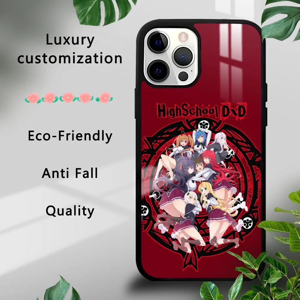 

H-High School DxD Phone Case For iPhone 16 15 14 13 12 11 Pro Xs Max Mini Plus Celulares Hard Funda