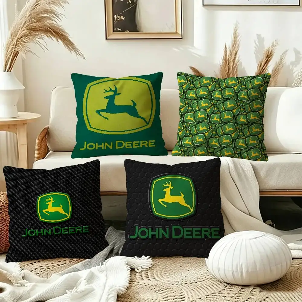 J-John-Logo-Deeres Cushion Cover Decorative Pillow Sofa Home Decor case pillow cases