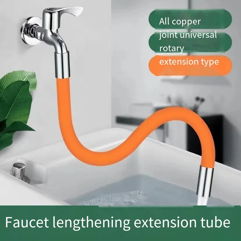 Faucet extension pipe universal extension pipe splash proof water pipe kitchen and bathroom universal nozzle and shower bracket