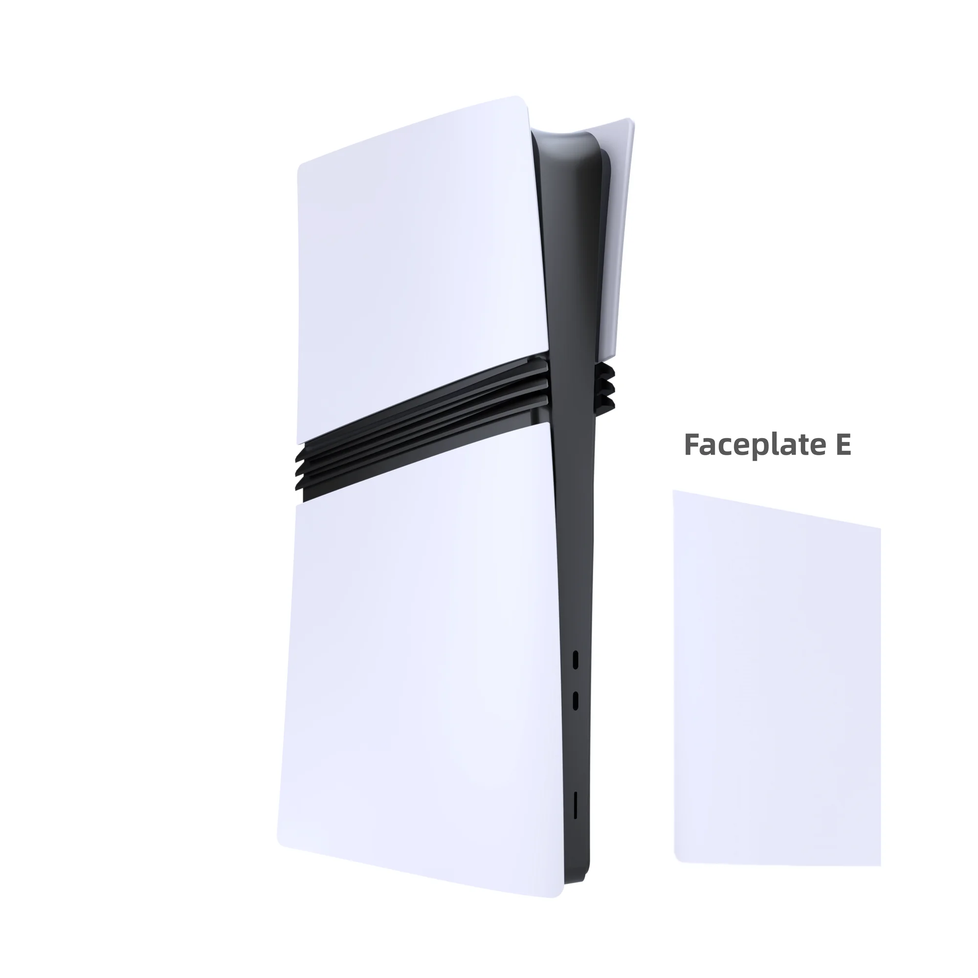 Replacement White Digital E part Faceplate For PS5 Pro PS5 Slim Case Side Shell Dustproof For PS5 Slim/Pro Console Accessories