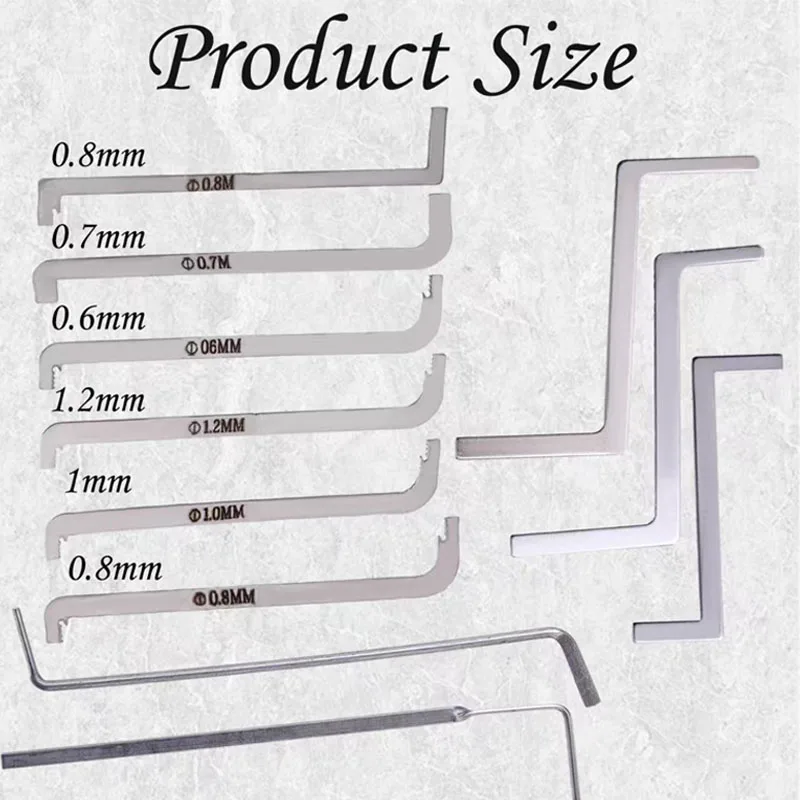 

12pcs Removal Tool Locksmith Lock Disassembly Tool Locksmith Box Pin Remover Tools kit Top Pin Kit