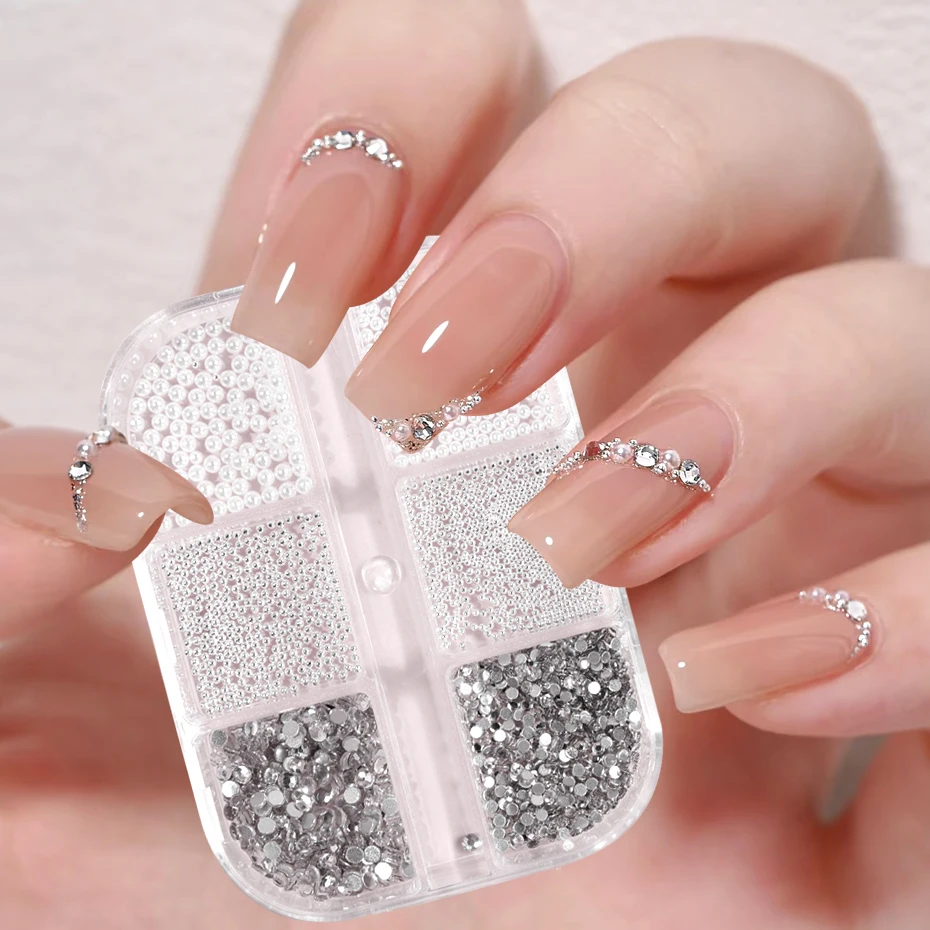 6 Grid 3D Nail Art …