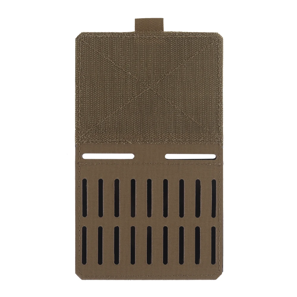 Double-Sided MOLLE System Hanging Plate for Tactical Plate Carrier Hunting Vest Accessories Radio Holster Pack