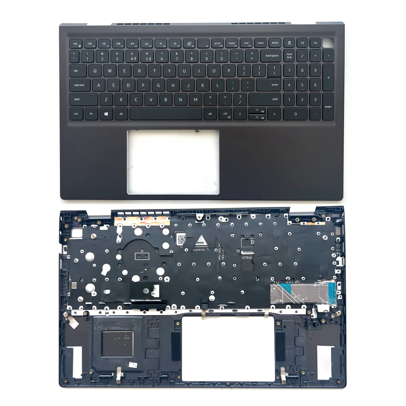 Nuevo conjunto de teclado para Dell Vostro 15 5510 5515 V5510 LCD Palmrest con teclado retroiluminado 0JVYYX envío rápido de alta calidad