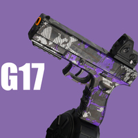 2025 New G17 Manual and Electric All-In-One Toy Gun Can Launch Gel Ball 7-8mm Boy Toy Gift Game Same Hot Selling Model Toy