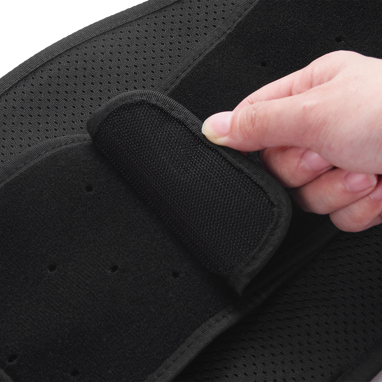 WOSAWE Adjustable Motorcycle Waist Support Belt Breathable Off-Road Motocross Belly Lumbar Kidney Support Belt Biker Back Brace