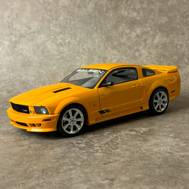 

AUTOART 1/18 SALEEN MUSTANG S281 (ORNAGE) Sports car Car model Static ornament Metal material Send to a friend Holiday gift