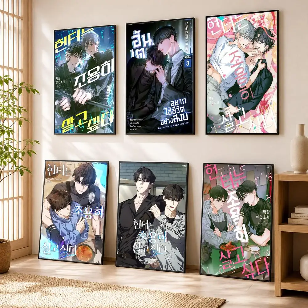 The H-Hunters Gonna Lay Now Poster Stickers HD Painting Self-Adhesive Art for Bedroom Living Room Home Decor Wall Decals Gift