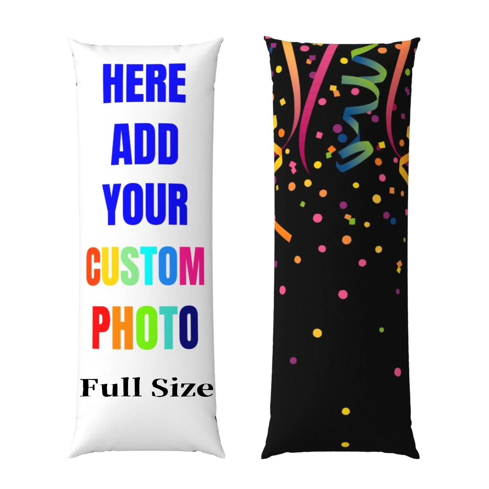 Custom Photo Text Full Size Pillowcase Soft Pillow Covers Two-Side Printed Hugging Body Pillows Backrest Cushion Pillow Case