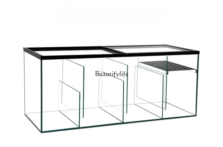 

Super White Fish Tank Aquarium Bottom Filter Cylinder Bottom Filter Tank Filter Cylinder Three-Grid T-Shaped Sea Cylinder Siphon