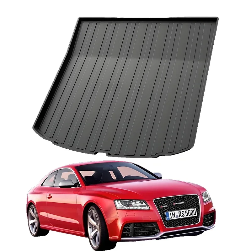 Upgrade TPE Car Rear Trunk Mats Storage Pads Cargo Tray Dustproof Waterproof Protecion Cushion For Audi A5 2014-2024