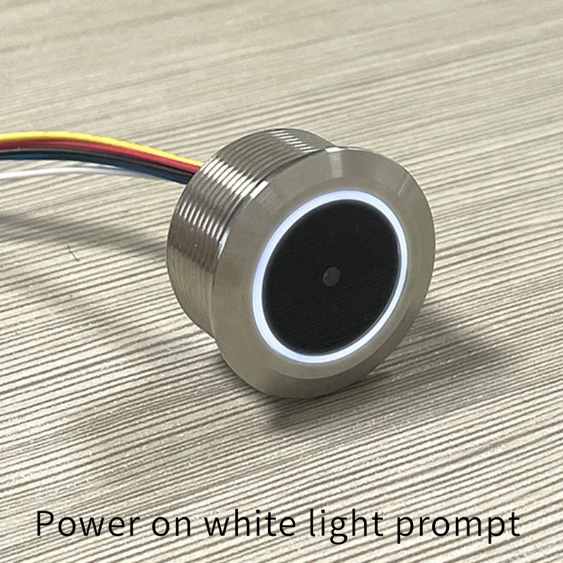 Gm861 Metalen Led Controle Ring Indicator Licht Uart Interface 1d/2d Streepjescode Qr Code Barcode Lezer Module