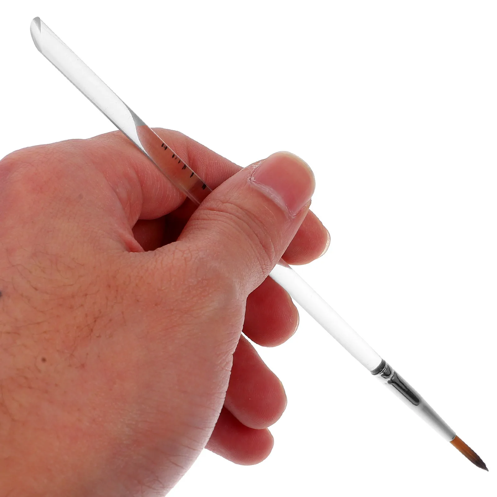 

11Pcs Detail Paint Brush Set Miniature Fine Tip Brushes Lightweight Portable for Acrylic Oil Watercolor Painting Brush