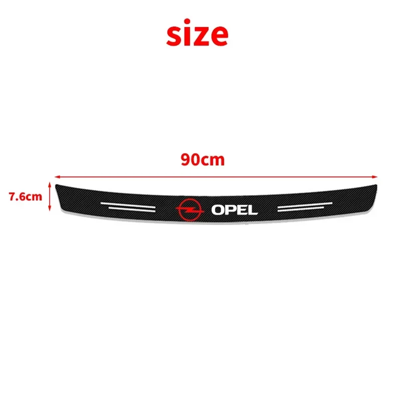 Autocollants de protection anti-rayures pour les bords des coffre de voiture, pour Opel Astra j g Insignia Corsa d Vectra c Zafira a Auto Gadgets
