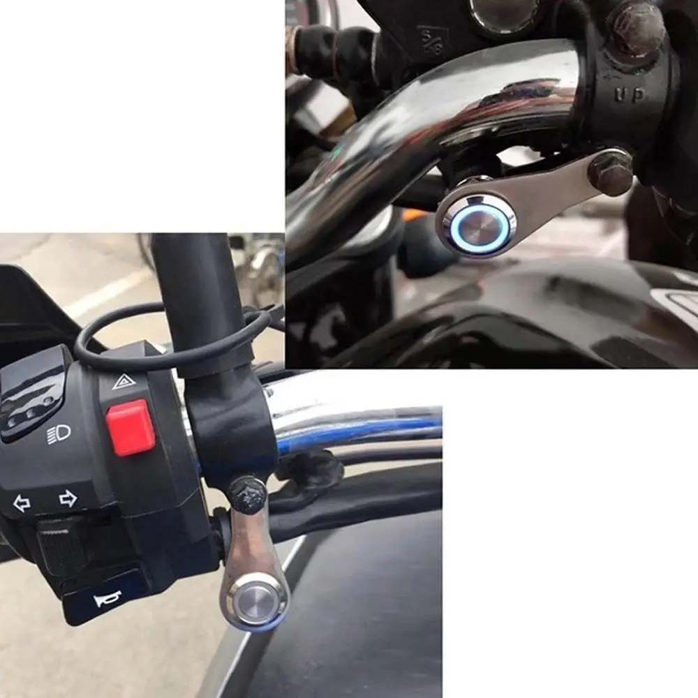 Connector Motorbike Accessories Motorbike Motorcycle LED Light Switch Handlebar Mount Push Button Push Button Fog Light switch