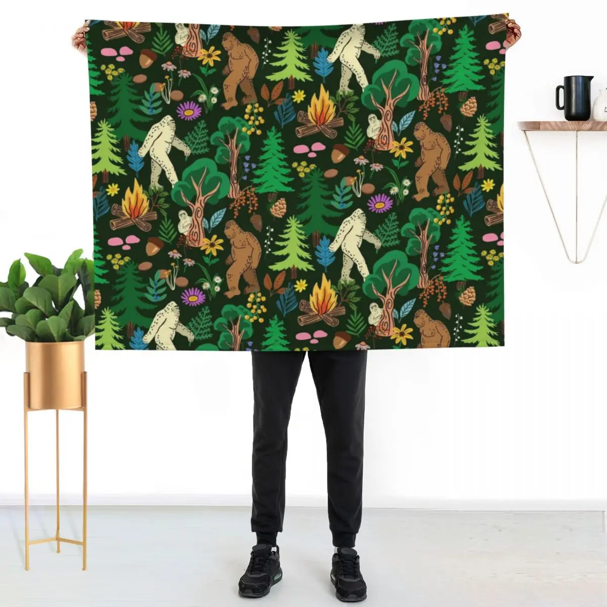 

The Forest Dwellers Throw Blanket Soft Home Decor Blanket for Couch Bedroom