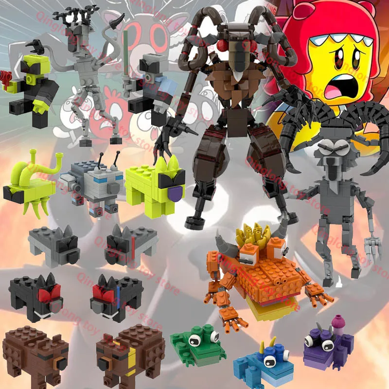 

НОВЫЙ 99-ночей в лесу монстр DEER Building Block The Ram Bricks Фигурка Коллекция Сборка Декор Модель Кукла Игрушка Детский Подарок