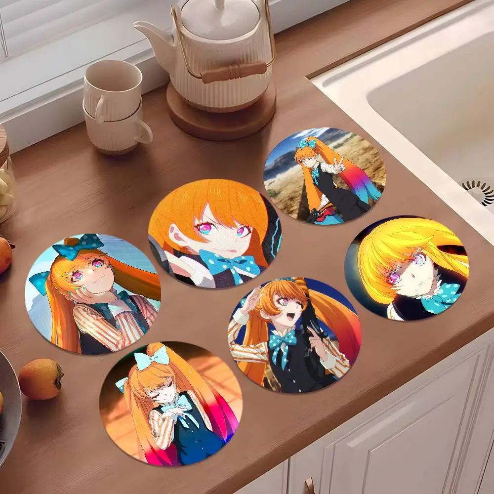1 unidad de insignia de juego Takt Op de Attack on Titan, posavasos redondos de madera de 10 cm, aptos para bebidas, té, café, regalo para el hogar, elección para días festivos