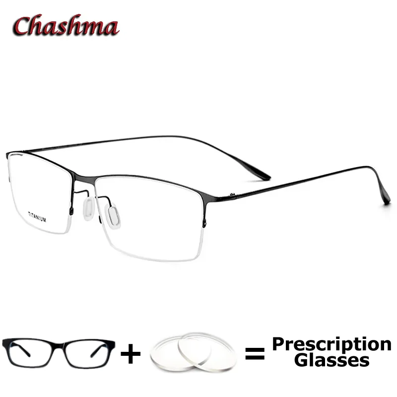 

Chashma Gentlemen Eyeglasses Receipt Progressive Lenses Men Optical Eyewear Titanium Prescription Glasses Multifocal Spectacle