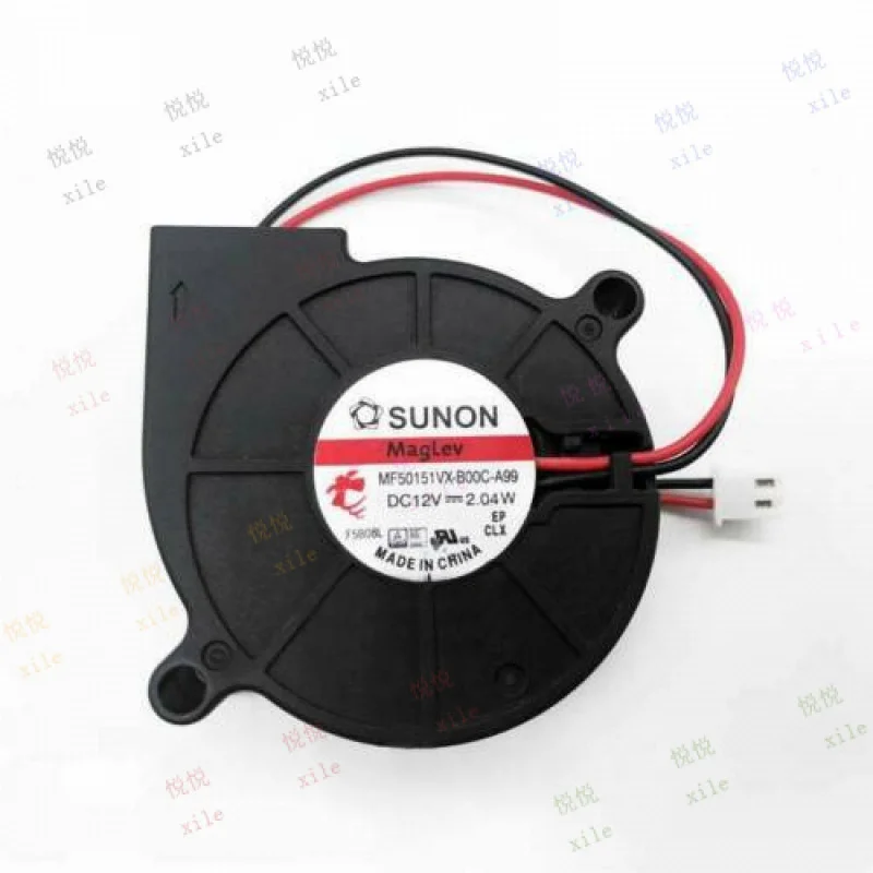 

LL 1 Pcs For SUNON MF50151VX-B00C-A99 12V 2.04W 5015 2pin Fan