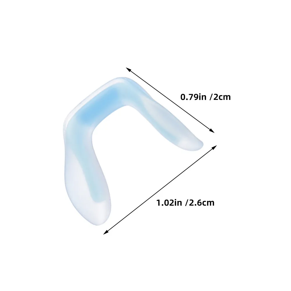6Pcs Eyeglass Nose Pads Soft Silicone Saddle Shape Non Slip Comfort Fit for Glasses Nose Bridge Replacement All