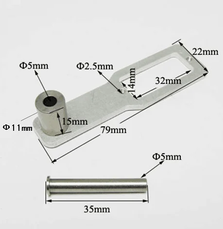 

Xaero 5mm/6mm Steering Linkage Set for RC Airplane/Drone with Ball Joint Connectors