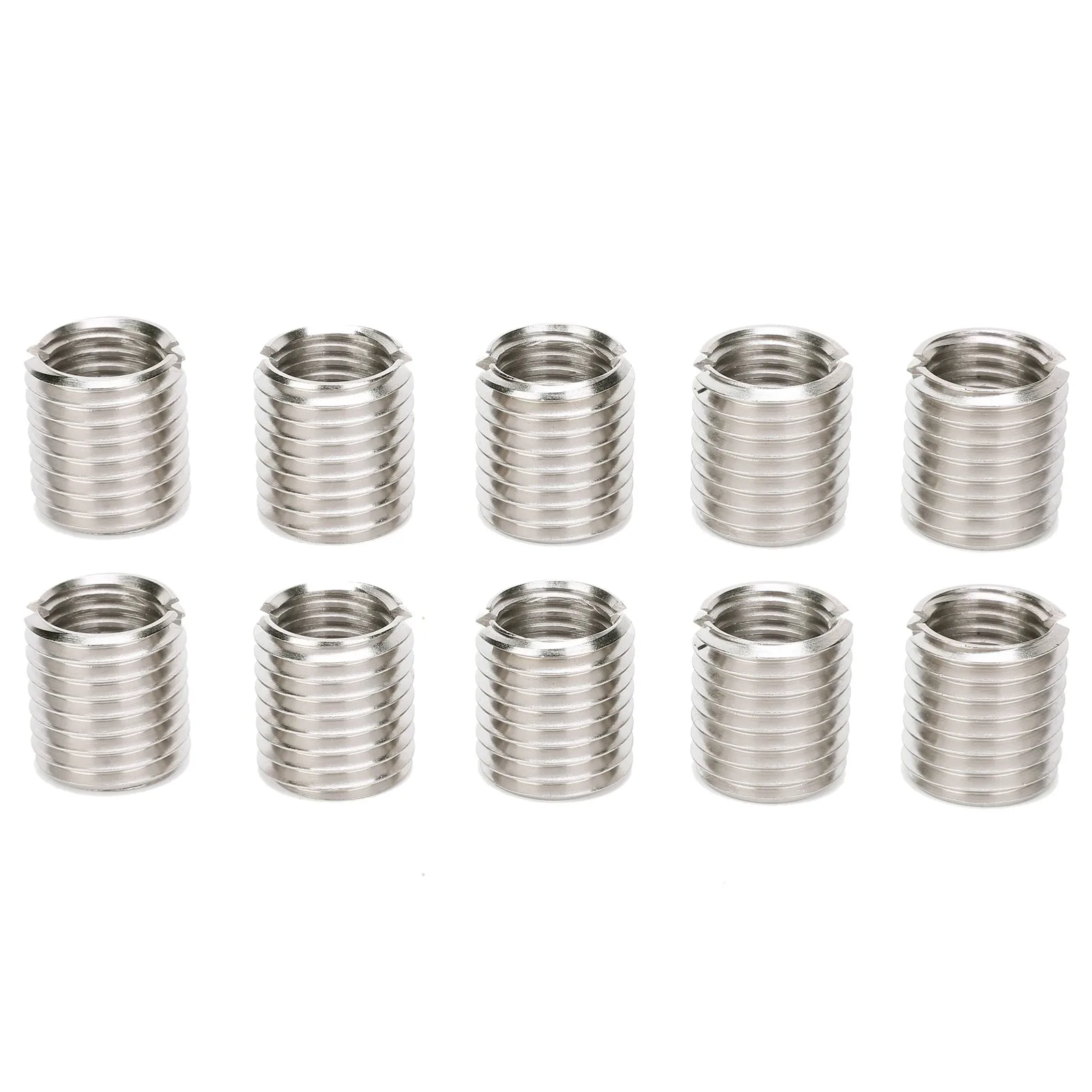 10Pcs Insert Nut Thread Fastening Conversion Repair Sleeve M16 Female And M20 Male Screw