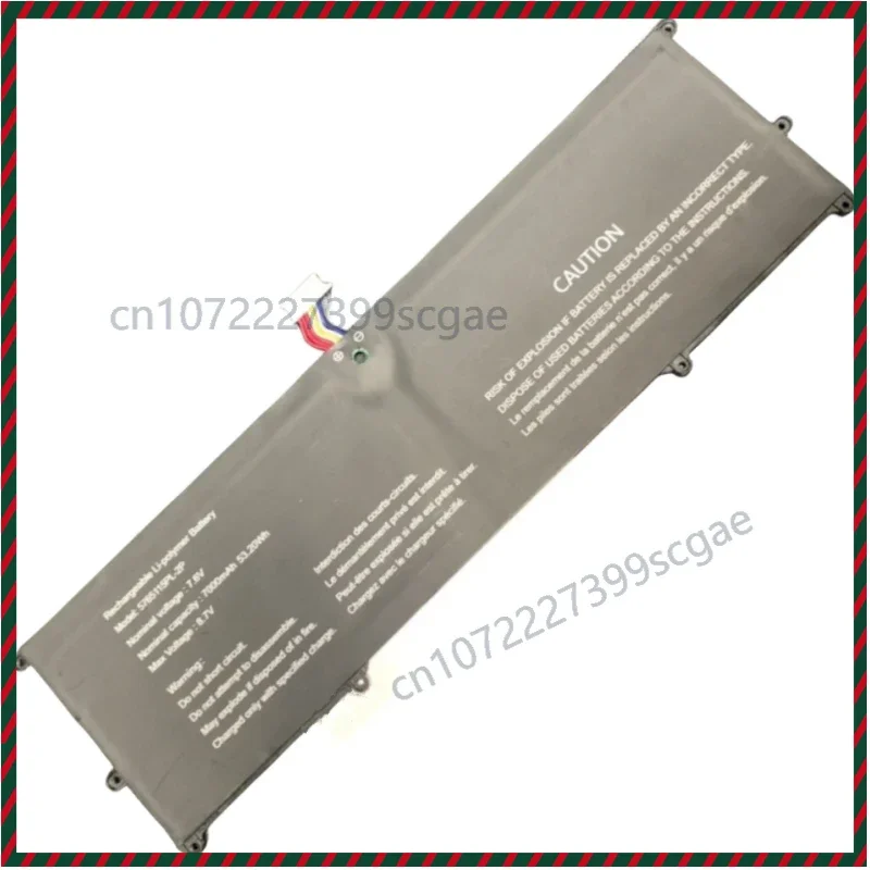 New 5765115PL 5765115PL-2P Laptop Battery 7.6V 53.20Wh 7000mAh For Justice Tech Zoomed Securebook 5 NV116APNB Netbook Tablet PC