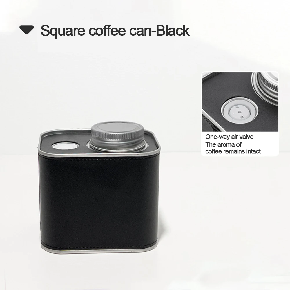 Coffee Bean Airtight Cans Outdoor Camping Tin Box Food-grade Packaging Storage Fresh Breathing Iron Cans