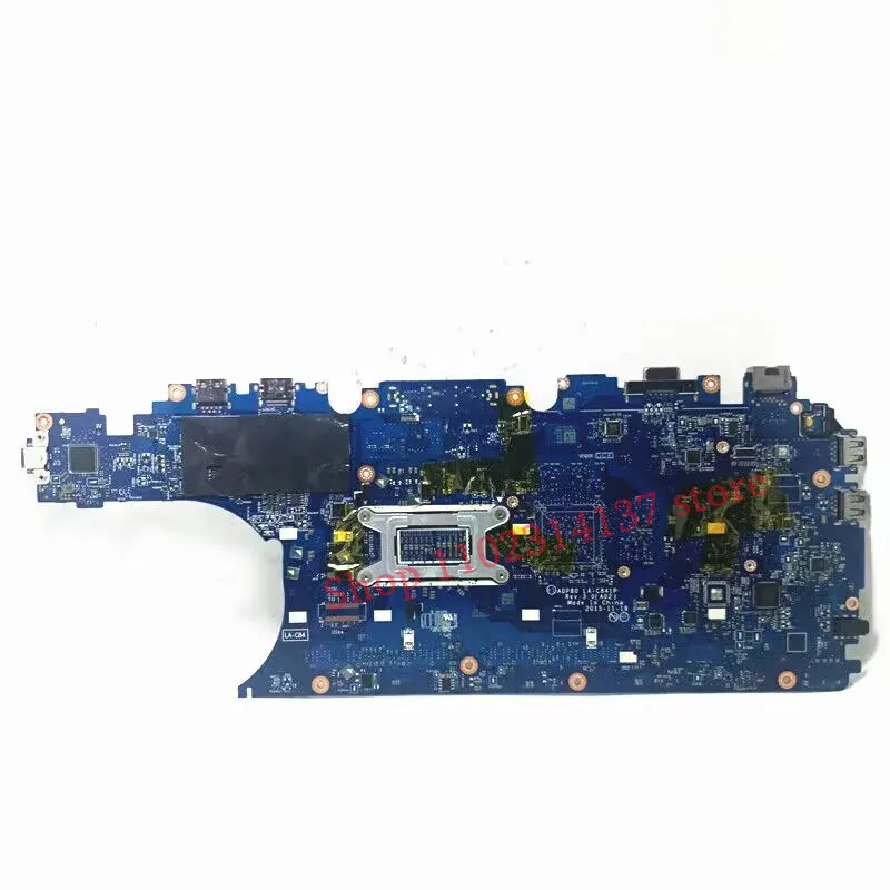 For Dell 3510 CN-0CC27G 0CC27G CC27G With SR2FU I7-6820HQ CPU ADP80 LA-C841P Laptop Motherboard 216-0866020 100%Full Tested Good