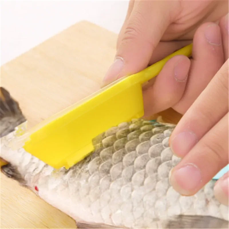 1 Pc Fish Tools Fast Cleaning Fish Skin Plastic Fish Scales Brush Shaver Remover Cleaner Descaler Skinner Scaler Fishing Tools